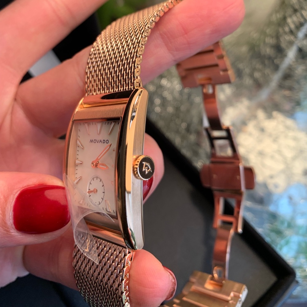 SOLD⛔️Authentic Movado Mother of pearl rose Gold - Picture 6 of 8